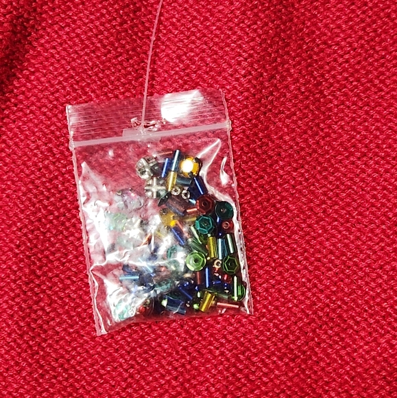 NWT Serengeti Scandia Woods Beaded Holiday Zip Cardigan – Size XL - Picture 9 of 10